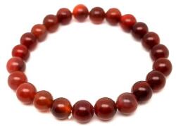 R. M. ékszer Karneol sötét golyó karkötő 8mm (058076)