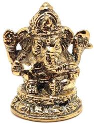 R. M. ékszer Réz figura Ganesha arany 5x4, 5cm (017752)