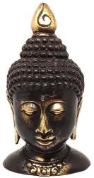 R. M. ékszer Réz figura Buddha fej óarany 11x6cm (017795)