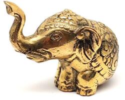 R. M. ékszer Réz figura ülő elefánt arany 4x6cm (017746)