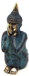 R. M. ékszer Réz figura Buddha álmodozó antik 9x4cm (017772)