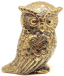 R. M. ékszer Réz figura bagoly arany magas 6, 5x4cm (017939)