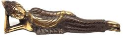 R. M. ékszer Réz figura fekvő Buddha óarany 5x16cm (017801)
