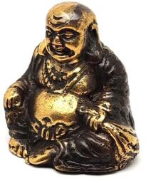 R. M. ékszer Réz figura nevető Buddha fényes óarany 5cm (017750)