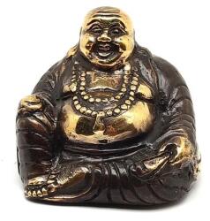 R. M. ékszer Réz figura Buddha nevető óarany 5x6cm (017923)