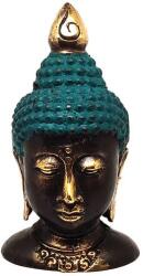 R. M. ékszer Réz figura Buddha fej kék 11x6cm (017796)