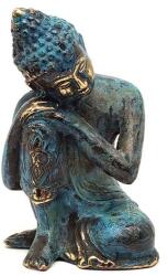 R. M. ékszer Réz figura Buddha megpihenő antik 8x5cm (017781)