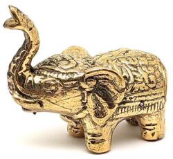 R. M. ékszer Réz figura elefánt arany 4x4, 5cm (017855)