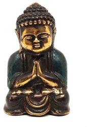 R. M. ékszer Réz figura Buddha baba óarany kék 4x7cm (017854)