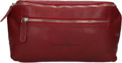 Greenwood Astrid női bőr övtáska - burgundia