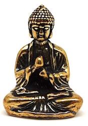 R. M. ékszer Sárgaréz figura Buddha 3x2cm (000363)