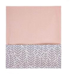 WOMAR Gyerek kétoldalas pléd Velvet Womar 75x100 szürke-lazac - babyonline