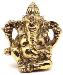R. M. ékszer Réz figura Ganesha arany 6, 5x6cm (017898)