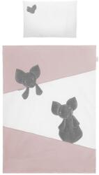Belisima 6-részes ágyneműhuzat Belisima Mouse 90/120 rózsaszín - babyonline