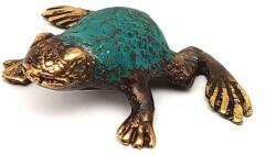 R. M. ékszer Réz figura béka antik 1, 5x5cm (017741)
