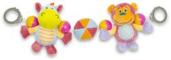 Baby Mix Gyermek plüss csörgő babakocsiba Baby Mix viziló és majom - babyonline