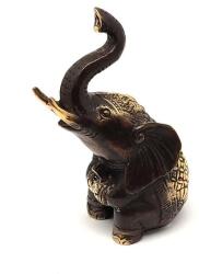 R. M. ékszer Réz figura Elefánt ülő óarany 8x5cm (017878)