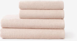 Goldea bordűr nélküli frottír törölköző és fürdőlepedő soft - világos rózsaszín 70 x 140 cm