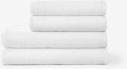 Goldea bordűr nélküli frottír törölköző és fürdőlepedő soft - fehér 50 x 100 cm