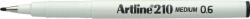 Artline Liner ARTLINE 210, varf fetru 0.6mm - negru (EK-210-BK) - officeclass