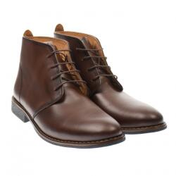 Ellion Ghete barbati office din piele naturala maro GB43MARO, marimea 44