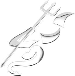  33083 Devil matrica - ördög matrica króm 4616 (AL-4616)