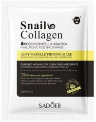 Sadoer Masca de fata antiridcu colagen si extract de melc 25 ml Snail Collagen Masca de fata