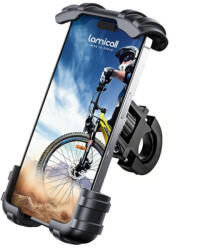  Motoros és kerékpáros telefontartó, kormányra szerelhető 4.5-6.9"inch (AL-20581)