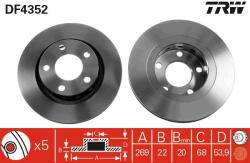 TRW Disc frana TRW DF4352 (DF4352) - fixbox