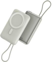Energea PowerBank Bazic Fusion Mag 10000mAh MagSafe kábel USB-C szürke