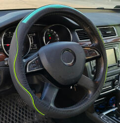  Univerzális kormányvédő 38cm fekete-zöld 2396GR (AL-2396GR)