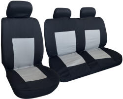  01686 1+2 Furgon üléshuzat - fekete-szürke színű (AL-01686)