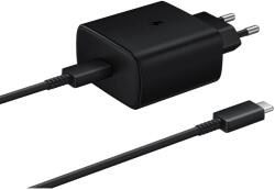 Samsung EP-TA845EWE 45W fali töltő USB-C kábellel Samsung EP-DW767JWE 45W 1.8m - Fekete