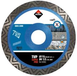 RUBI Disc diamantat pt. materiale foarte dure 115mm, TVP 115 SuperPro - RUBI-30983 (RUBI-30983) - criano Disc de taiere