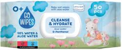 Go Wipes Servetele umede pentru copii cu apa de aloe si D-Pantenol, 50 bucati, Go Wipes