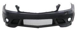  Предна броня за Mercedes C-Class W204 (2007-2011) sedan / combi - AMG look - без халогени и без отвори за парк