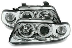 Sonar Кристални фарове за Audi A4 Angel Eyes (1995-1998) - хром