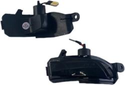  Диодни мигачи за странични огледала за Skoda Fabia (2014+), Rapid (2012+) / Seat Toledo (2012+) - опушени с бя