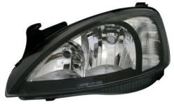 Depo Кристални фарове за Opel Corsa (2001-2006) - черни