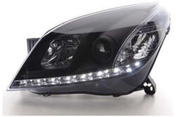 JUNYAN Кристални фарове за Opel Astra Н (2004-2009) - черни