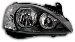 Depo Кристални фарове opel corsa c (2001-2006) - черни
