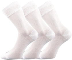 Lonka 3PACK șosete Lonka bambus albe (Deli) S (172401)