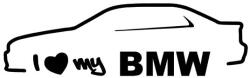 matrica. shop I Love my BMW autómatrica