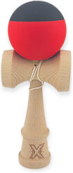 Flippy Kendama X Originala, Profesionala, Flippy, 18 cm, din Lemn, Rubber Grip, Rosu Negru (teo-162887)