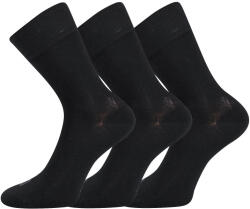 Lonka 3PACK șosete Lonka bambus negre (Deli) M (172403)