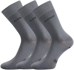 Lonka 3PACK șosete Lonka mare light gri (Dewool) S (172259)