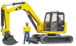 BRUDER 02466 Мини багер с вериги CATERPILLAR с фигурка (02466)