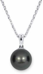 White & Black Gyöngy medál - tahiti - 8-8, 5mm (AU13960)