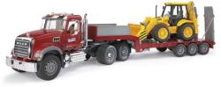 BRUDER 02813 Mack Granit с ремарке и трактор JCB BR (02813)