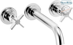 Deante DEANTE-BQT-054D TEMISTO Króm Színű Mosdó Csaptelep Kétkaros Kifolyós (BQT-054D)